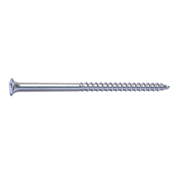 Buildright Deck Screw, #10 x 4 in, Steel, Flat Head, Square Drive, 255 PK 07753 - main
